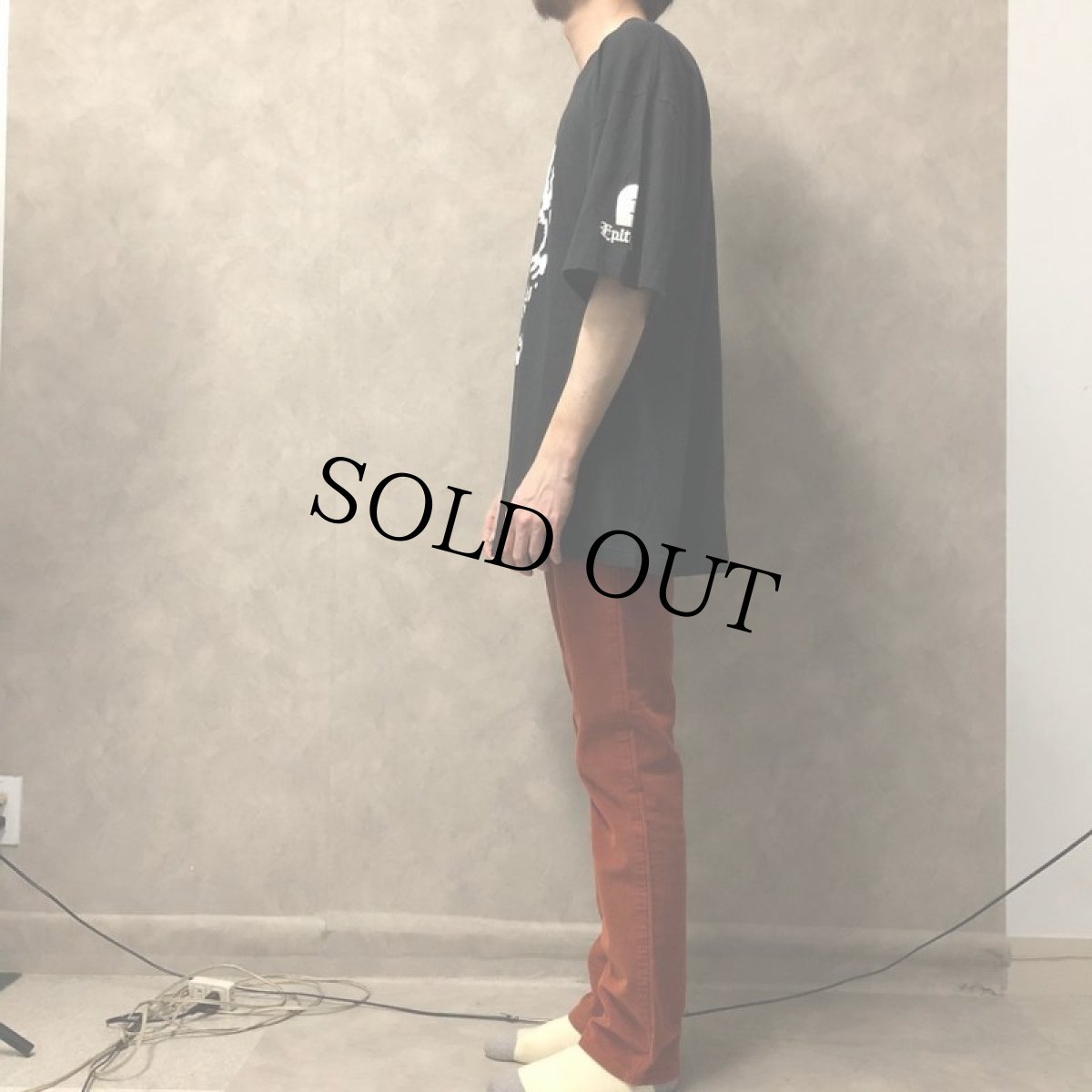 画像3: 90's Epitaph Records USA製 スカルプリント レコードレーベルTシャツ XL (3)