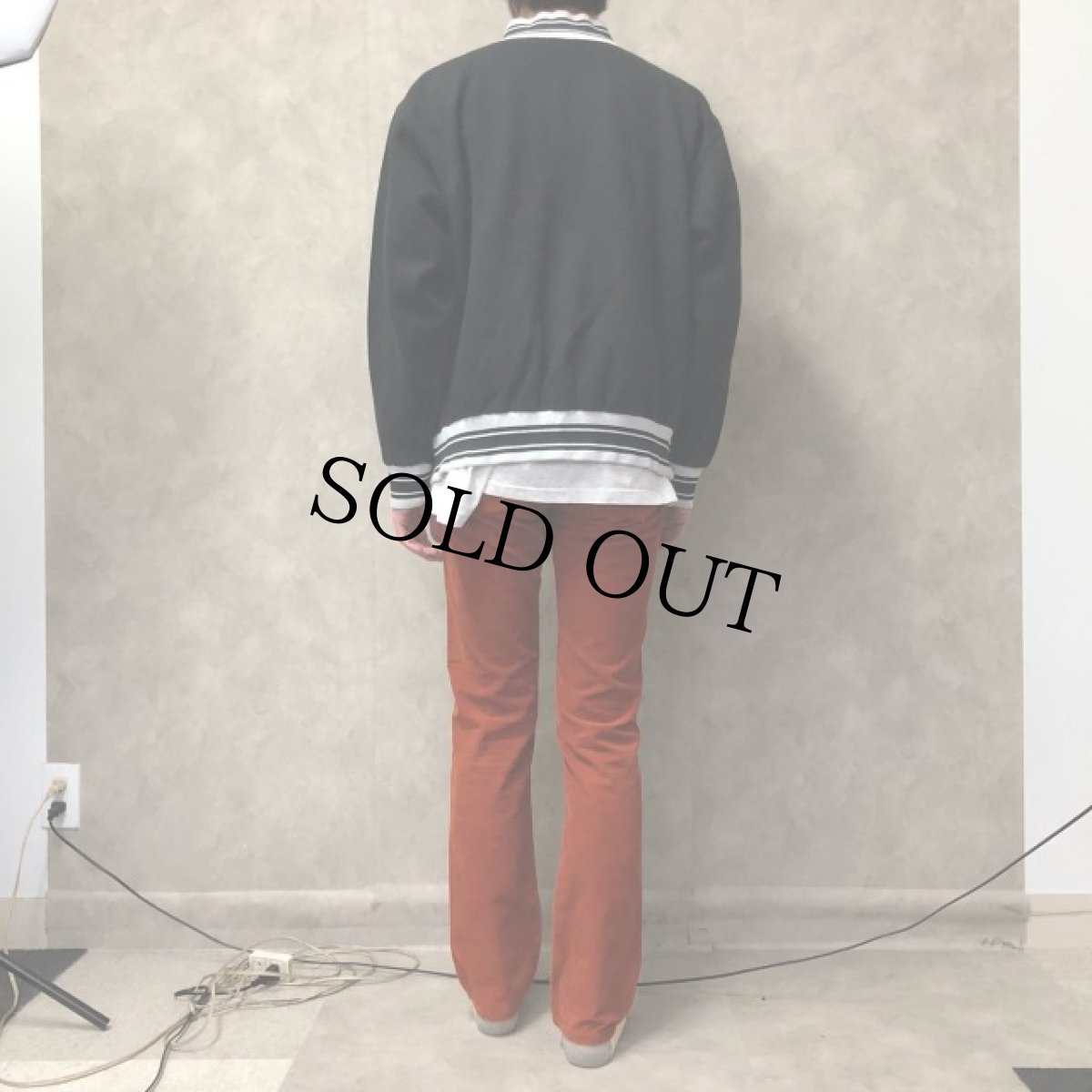 画像4: 80〜90's adidas "New York Yankees" ロゴ刺繍 スウェットスタジャン L (4)