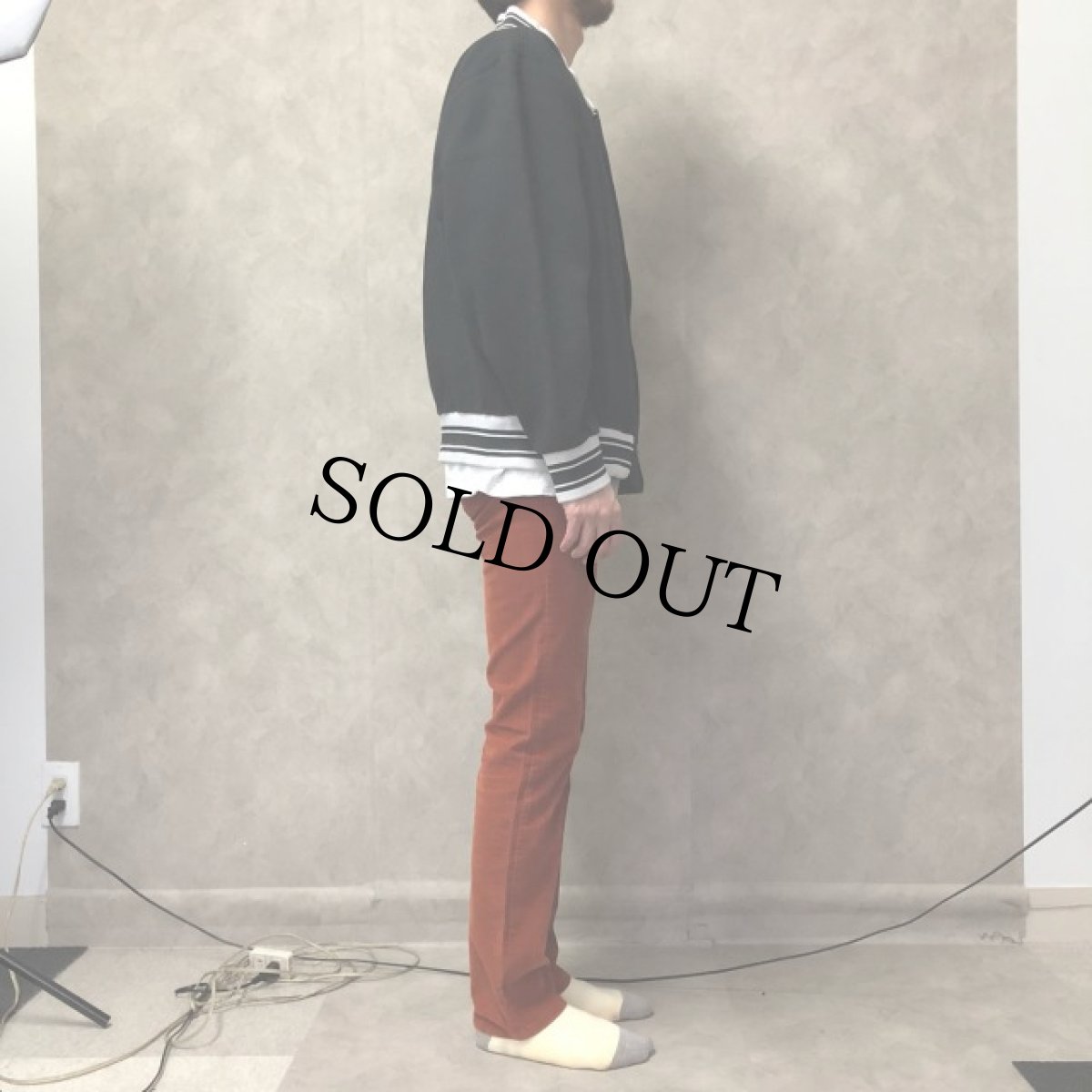 画像3: 80〜90's adidas "New York Yankees" ロゴ刺繍 スウェットスタジャン L (3)