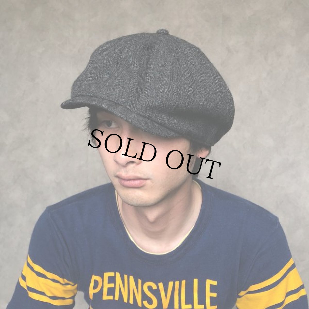 画像2: Ralph Lauren RRL 一ツ星 黒シャン キャスケット L (2)