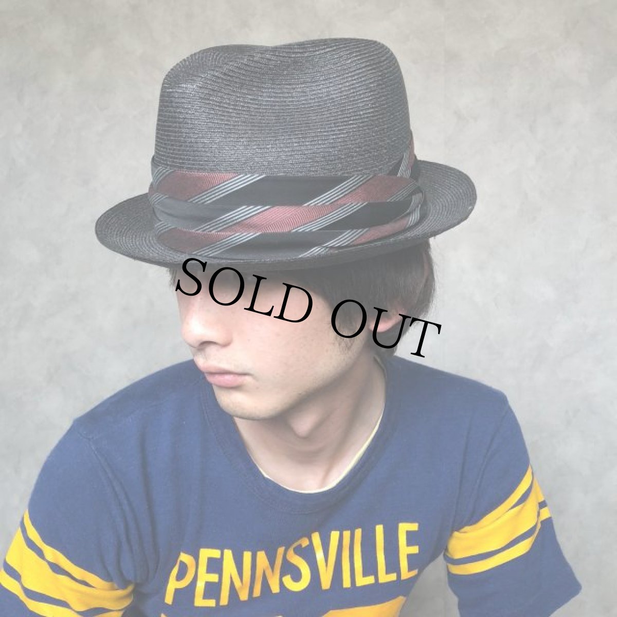 画像2: 50〜60's Dobbs パナマハット 7 3/8 (2)