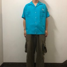 画像6: 60's Mr.Mort's USA製 チェーン刺繡 ボーリングシャツ XL (6)