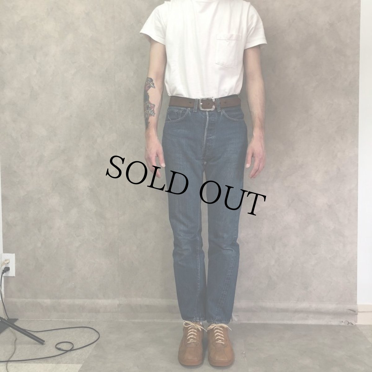 画像3: 70s Levi's for feet オレンジタブ レザースニーカー 10 1/2 (3)