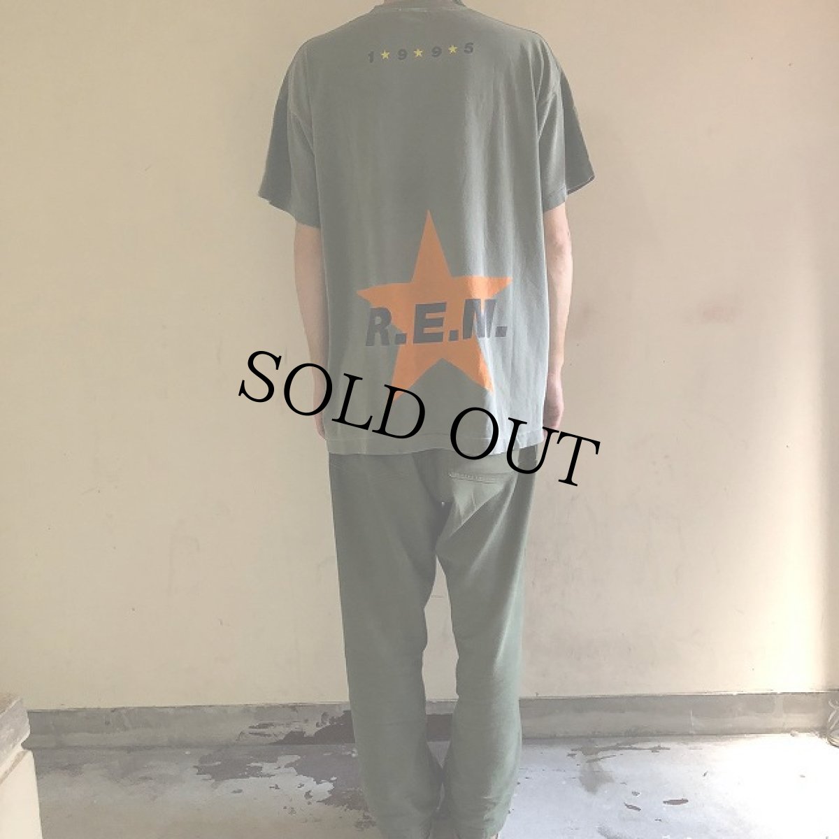 画像5: 1995 R.E.M. オルタナティブロックバンドTシャツ (5)