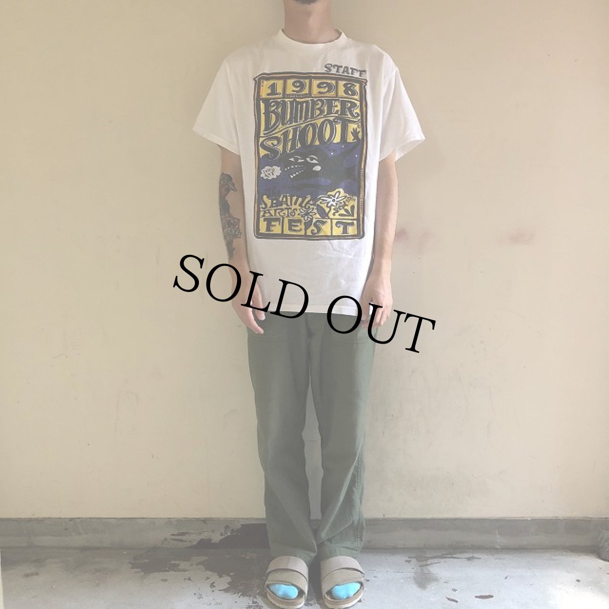 画像3: 1998 BUMBER SHOOT ミュージックフェスティバルTシャツ L (3)