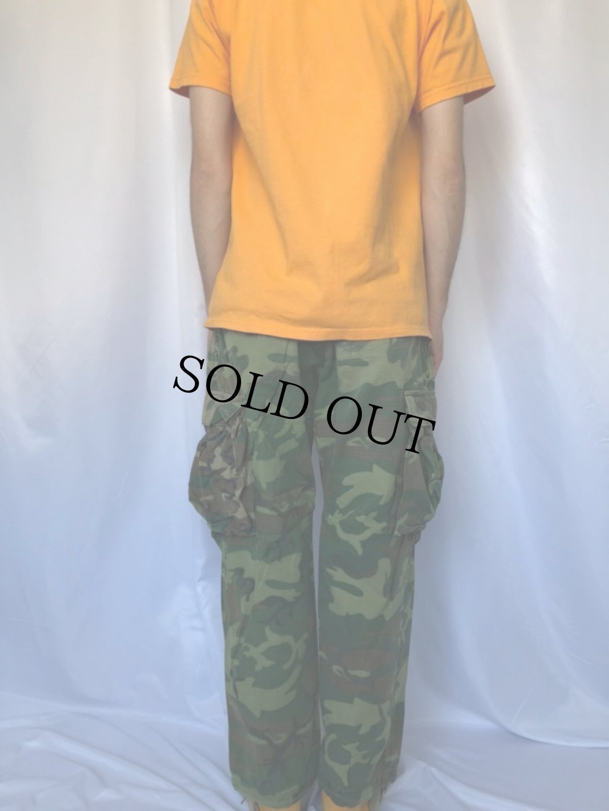 画像4: 70's US.ARMY ERDL "MIXリーフ" リップストップ ジャングルファティーグパンツ SMALL-SHORT (4)