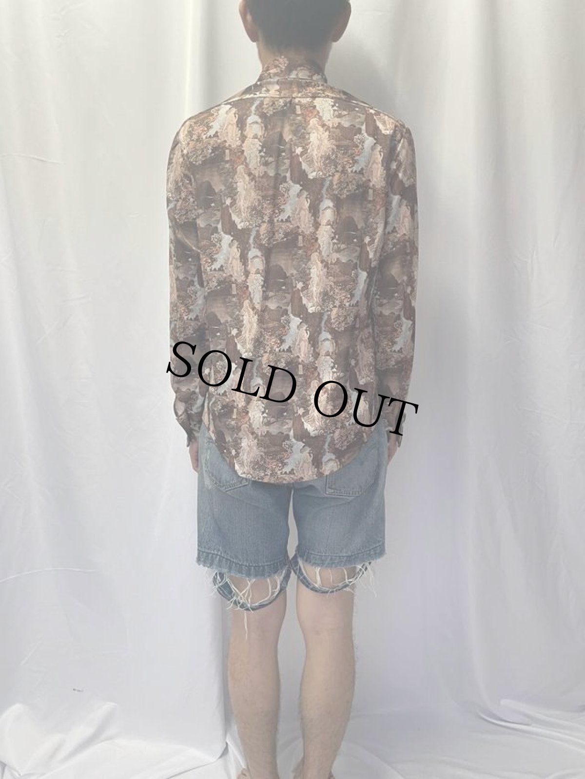 画像4: 70's "Mucha" 総柄シャツ (4)