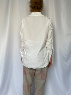 画像4: 50〜60's ARROW ダブルカフス&マチ付き コットンドレスシャツ (4)