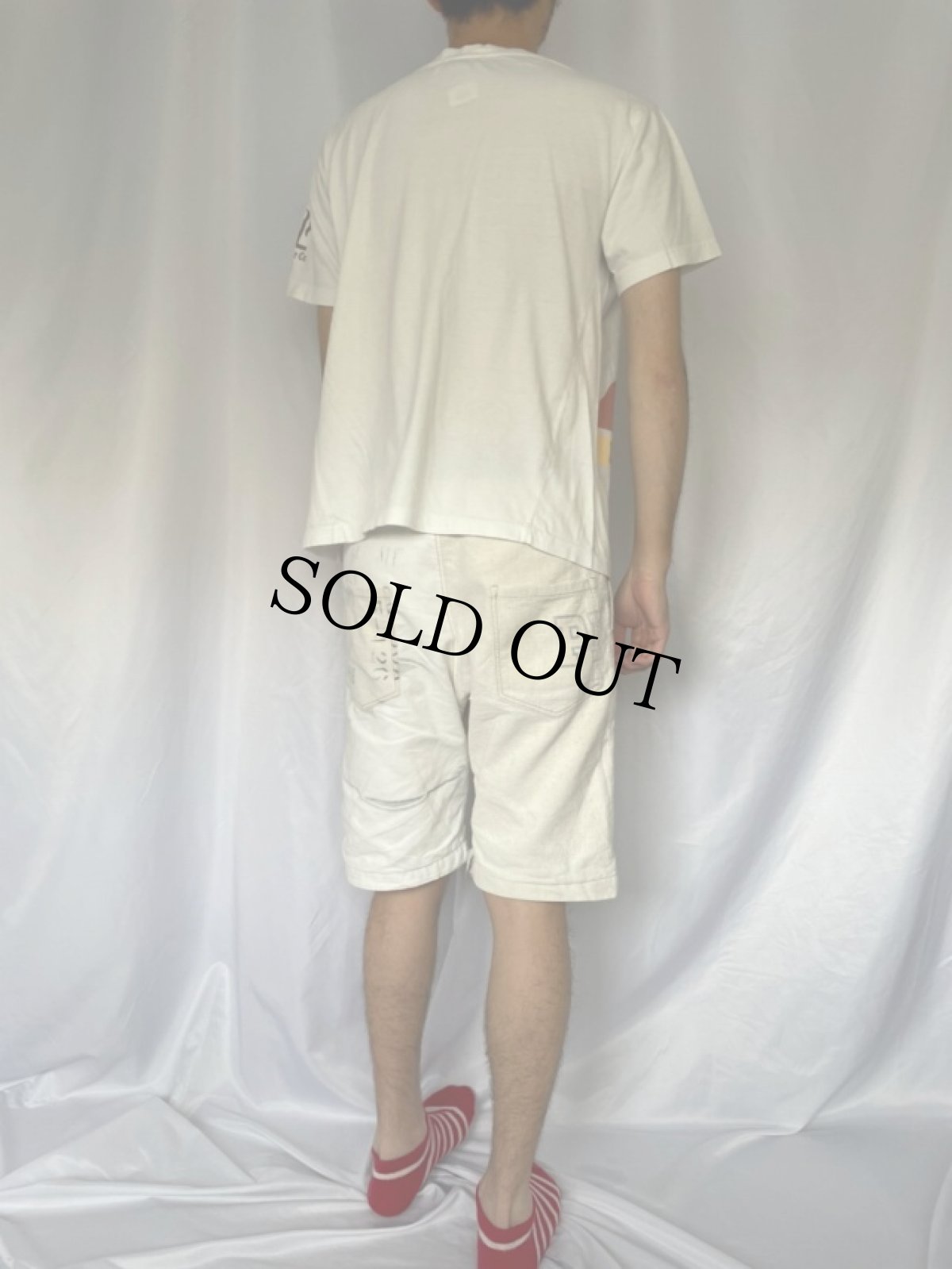 画像4: 90's Ralph Lauren POLO COUNTRY "DOUBLE R.L.RANCH" カウボーイプリントTシャツ L (4)