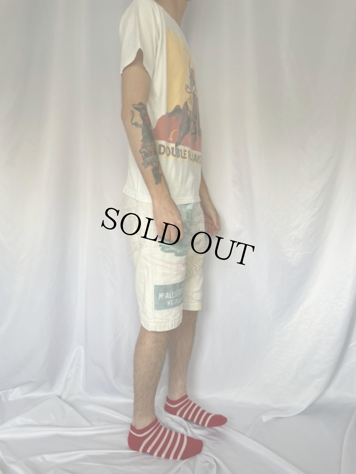 画像3: 90's Ralph Lauren POLO COUNTRY "DOUBLE R.L.RANCH" カウボーイプリントTシャツ L (3)