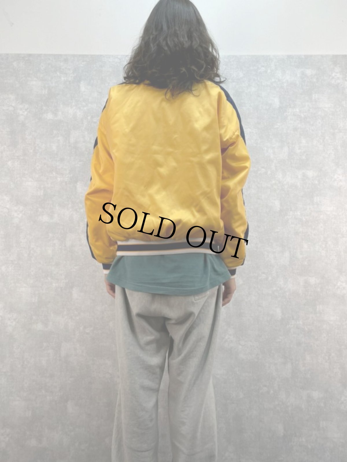 画像4: 80's adidas ロゴ刺繍入り 中綿スタジャン (4)