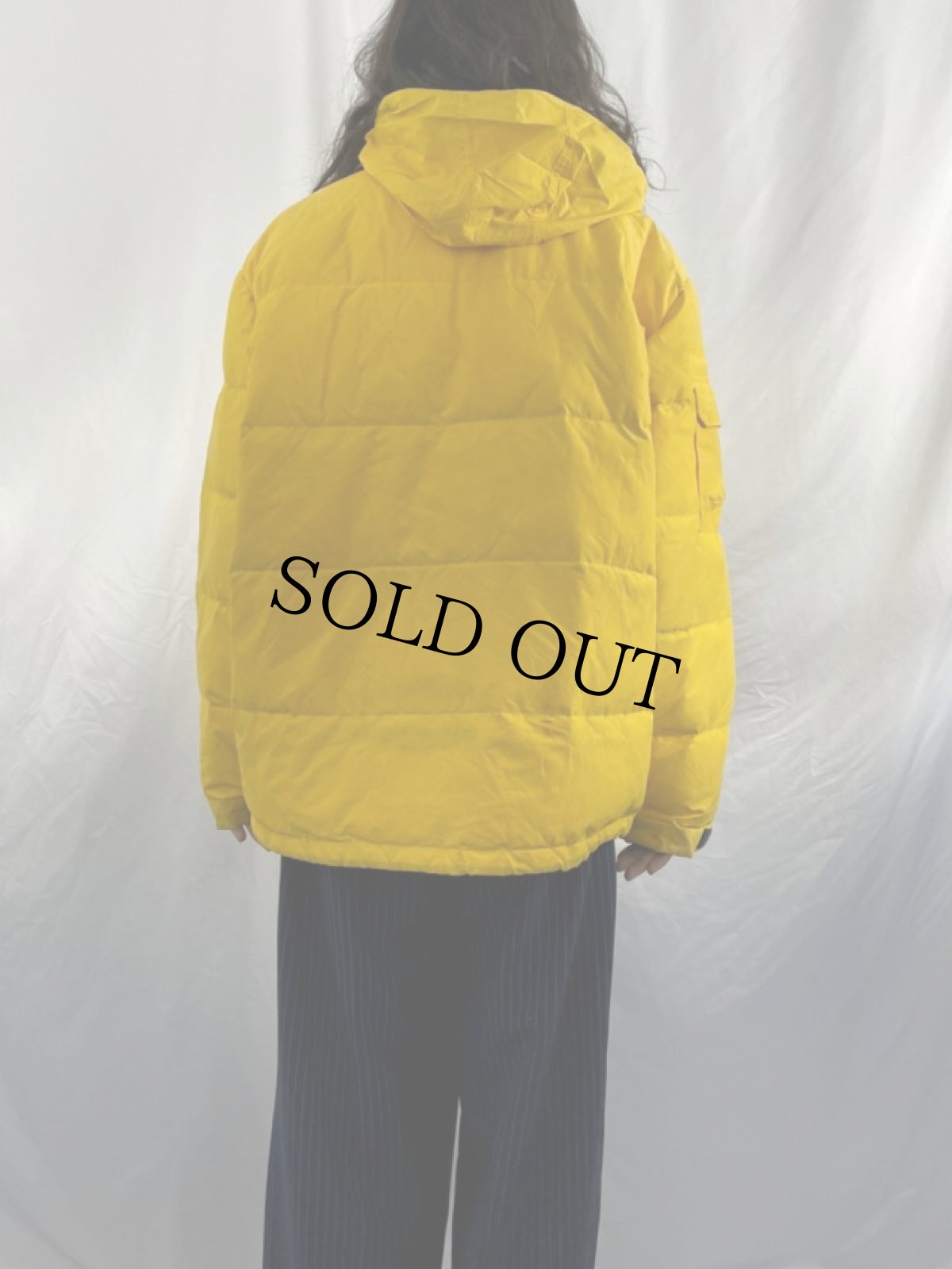 画像4: 90's POLO SPORT Ralph Lauren コットン×ナイロン ダウンジャケット XL (4)