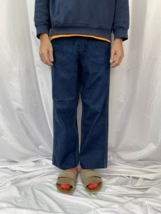 画像2: 50〜60's SEARS デニムペインターパンツ W29 (2)