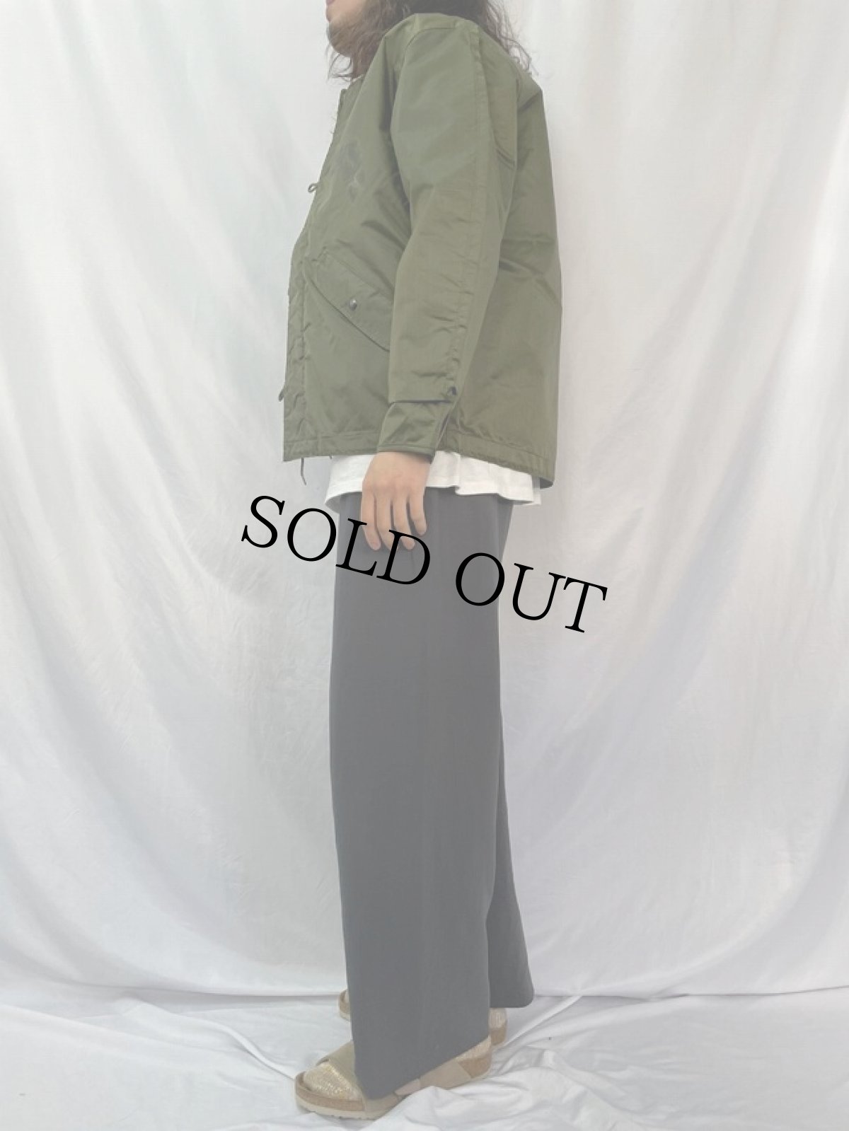 画像3: 80's U.S.NAVY A-1 Extreme Cold Weather Impermeable ナイロンデッキジャケット SMALL (3)