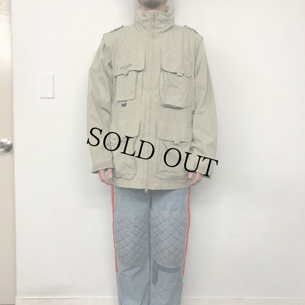 画像2: Columbia "GRT" ドッキング×パッカブル ナイロンジャケット L (2)