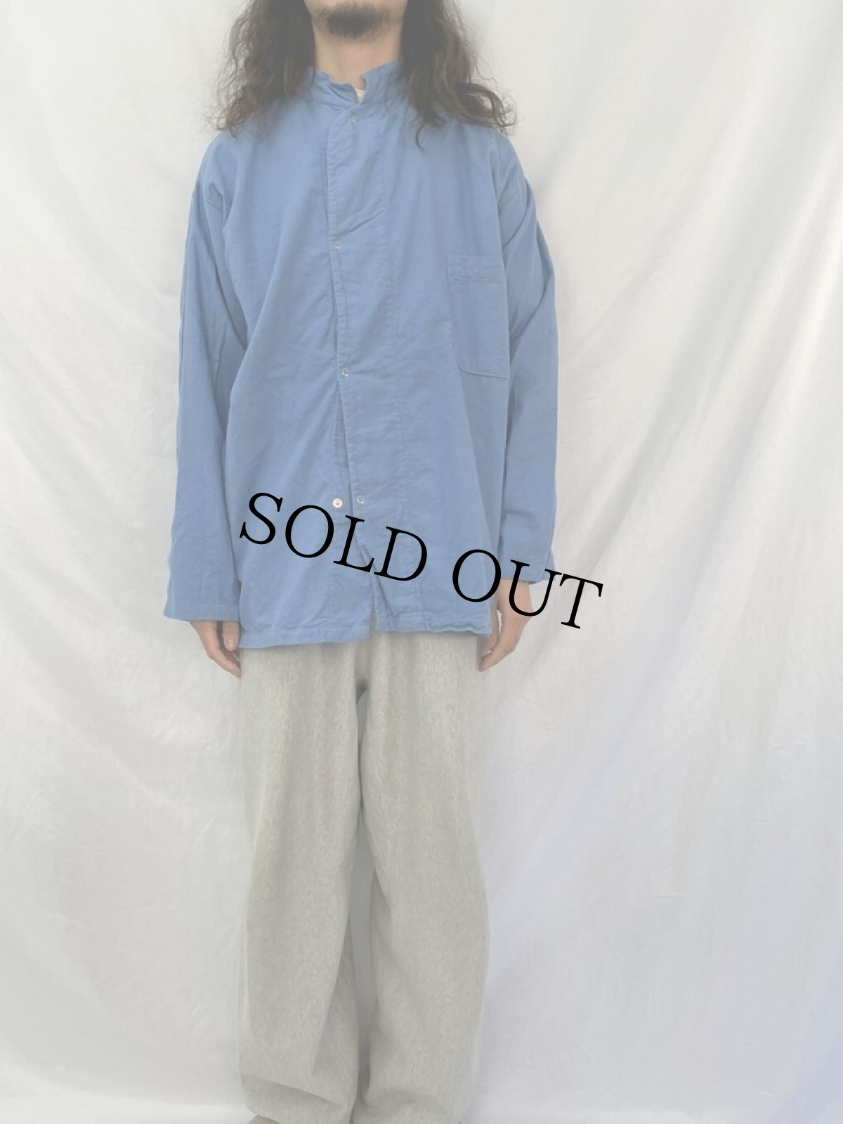 画像2: 50's U.S.ARMY パジャマシャツ LARGE (2)