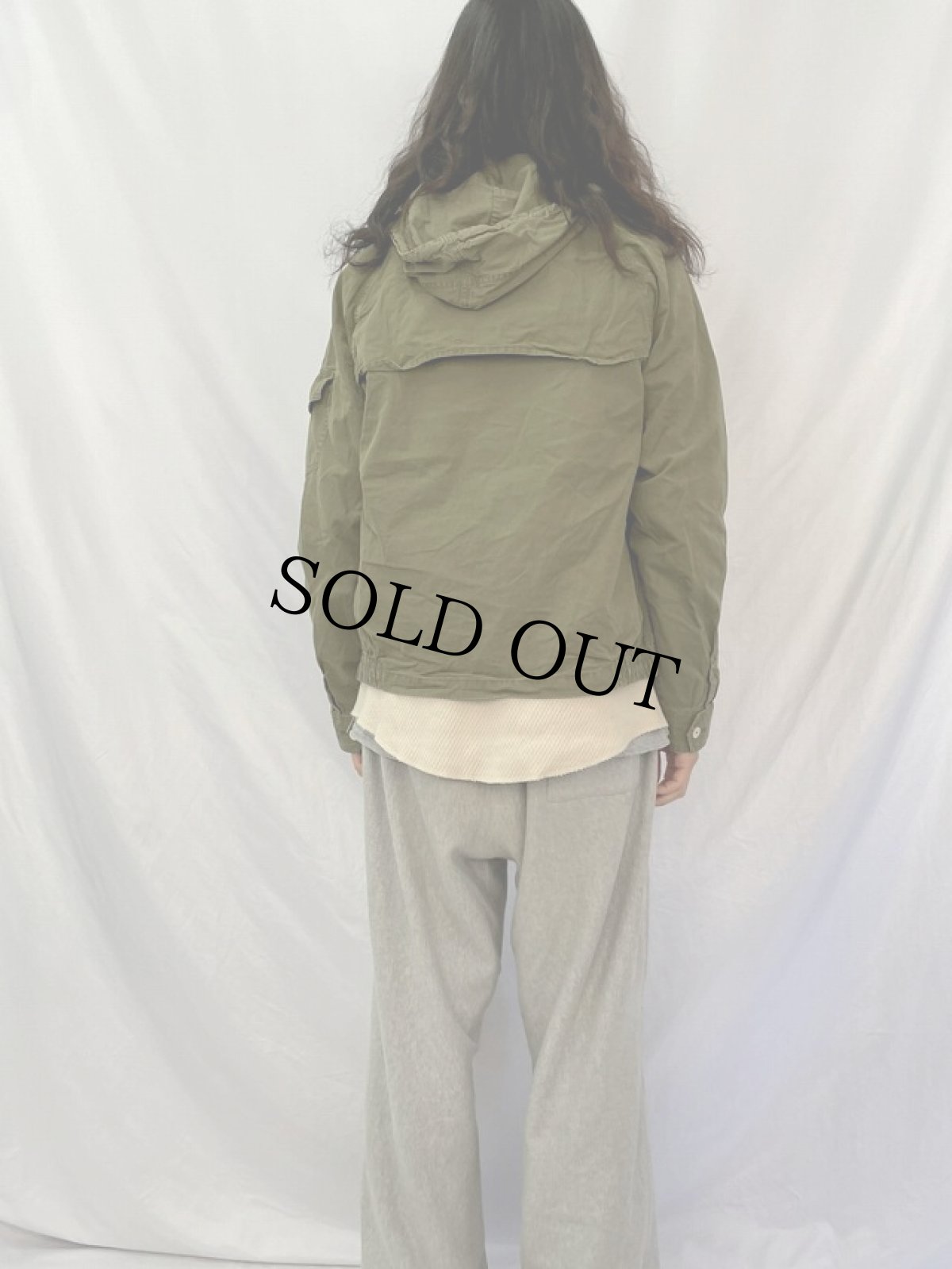 画像4: POLO Ralph Lauren コットン×ナイロン パーカー L (4)