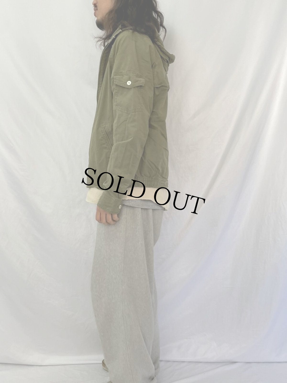 画像3: POLO Ralph Lauren コットン×ナイロン パーカー L (3)