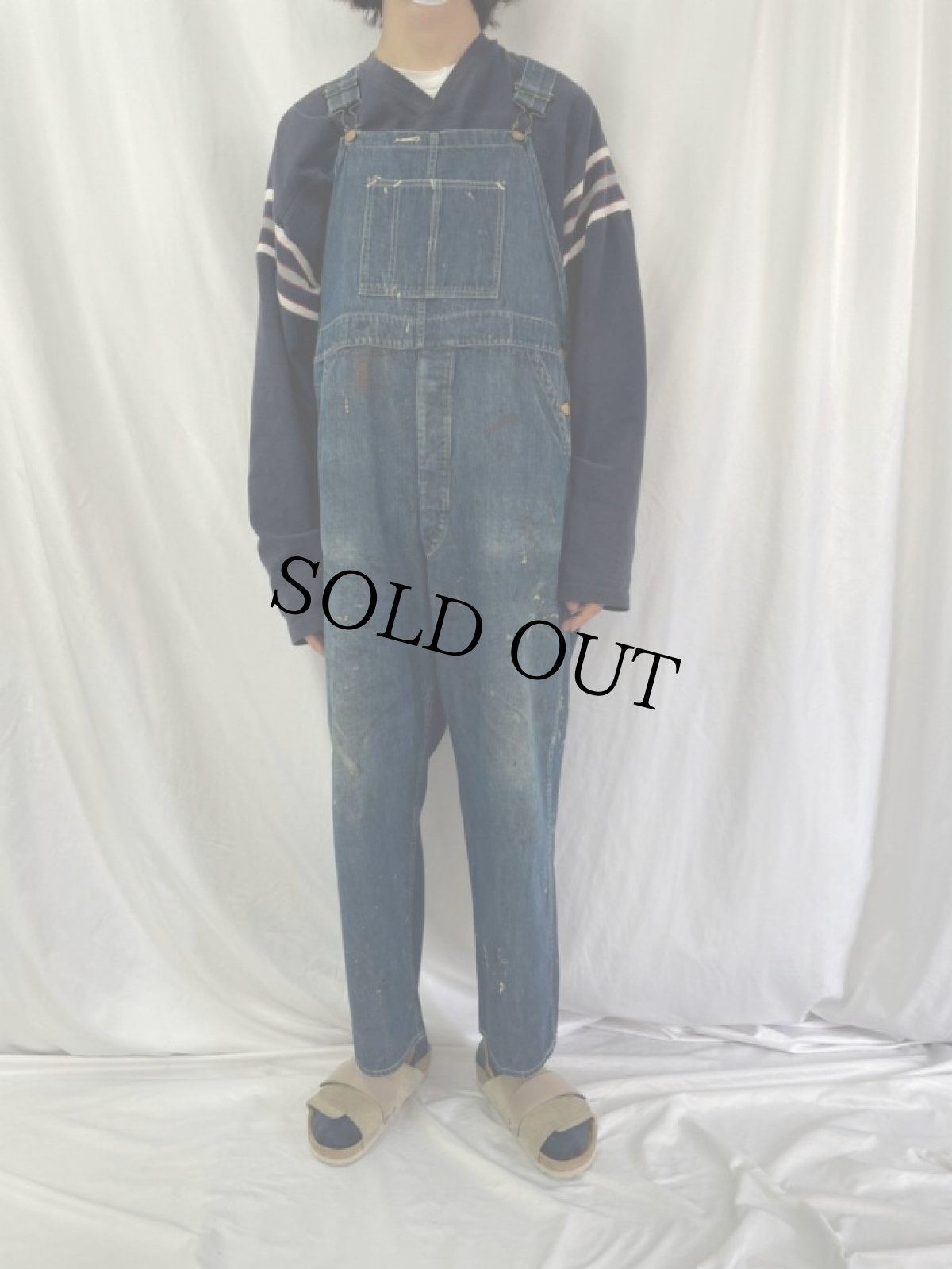 画像2: 40's SWEET ORR デニムオーバーオール (2)