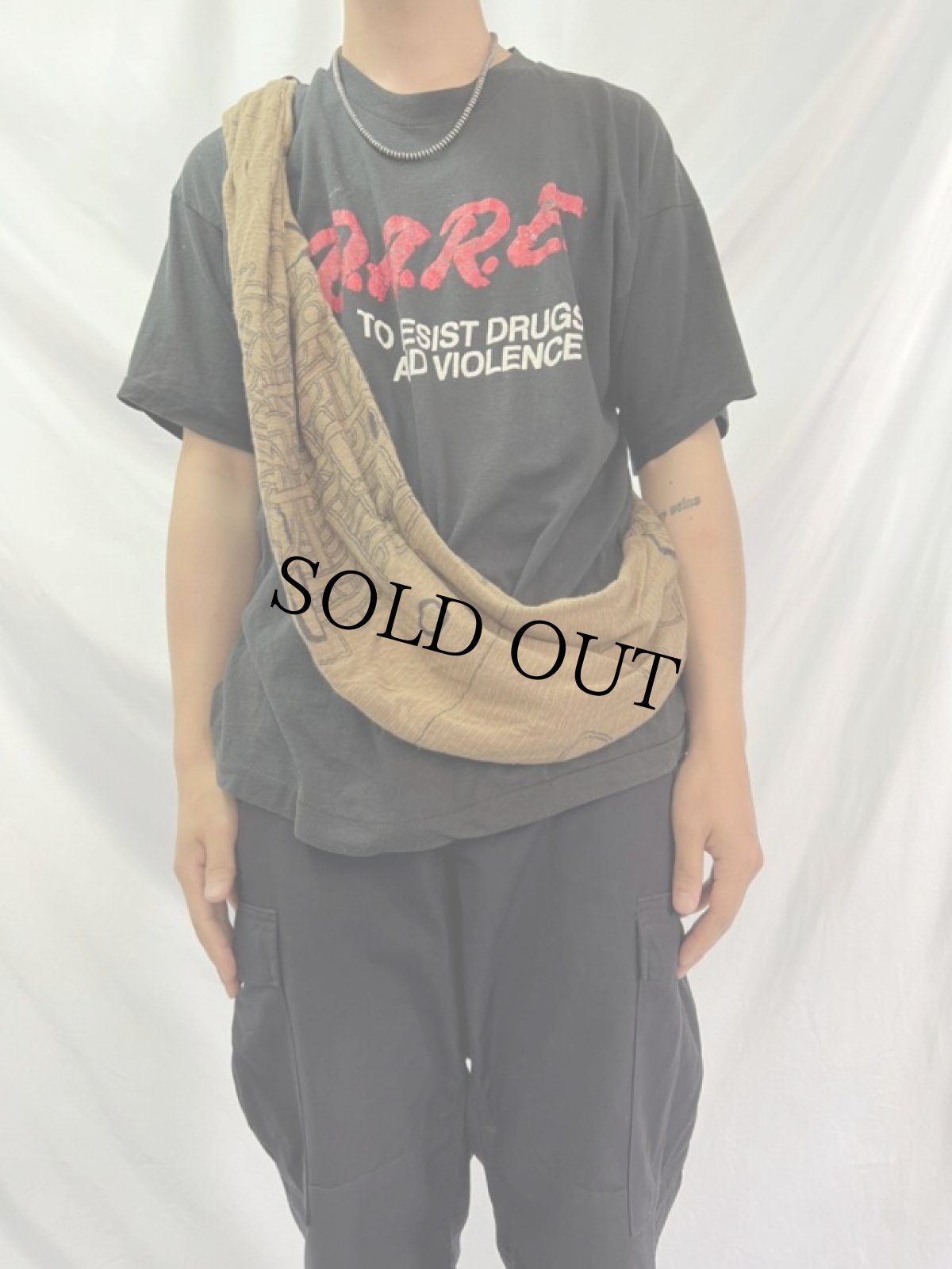 画像2: KAPITAL 総柄 スナフキンバッグ (2)