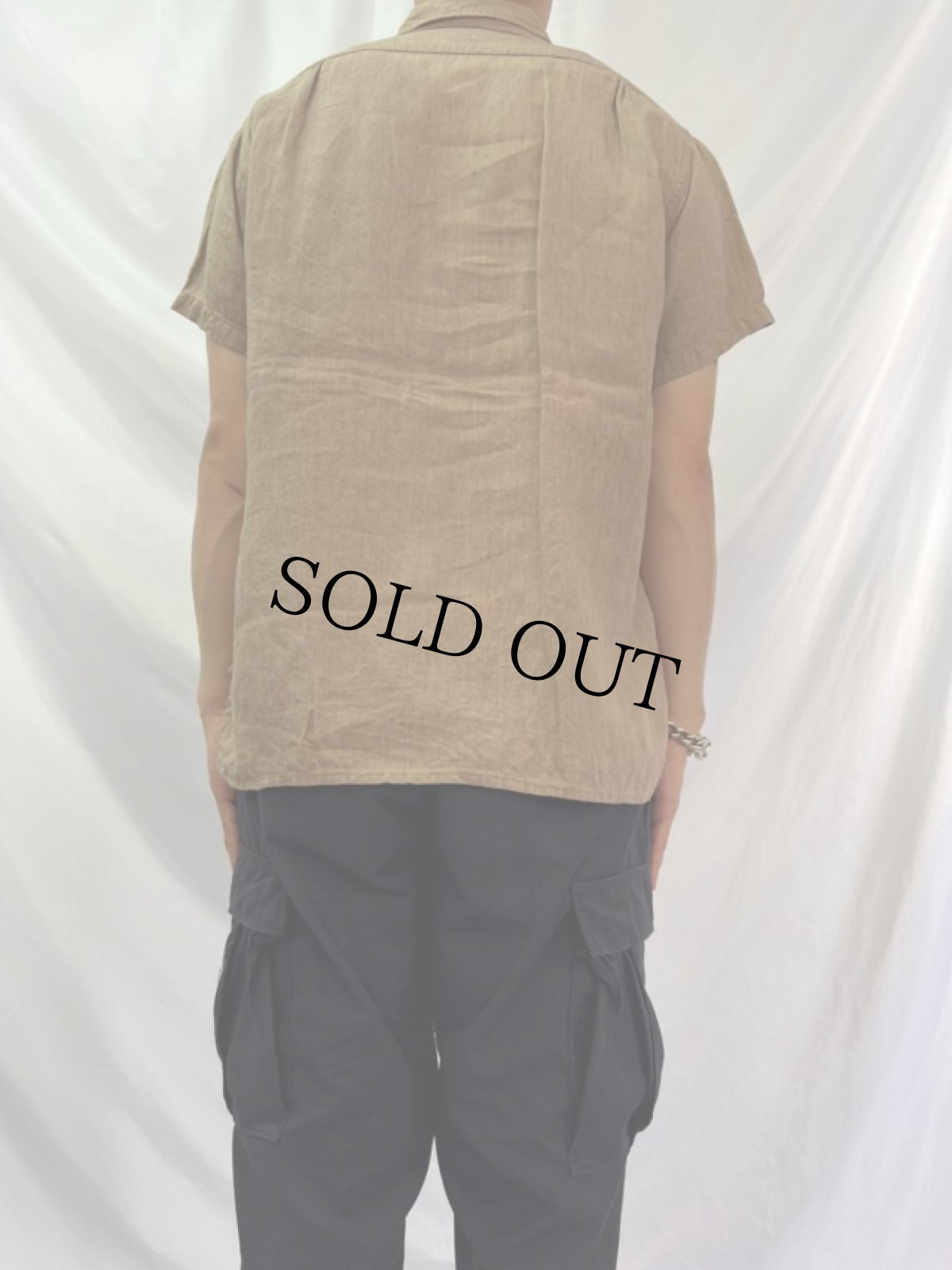 画像4: KAPITAL デザインリネンシャツ L (4)