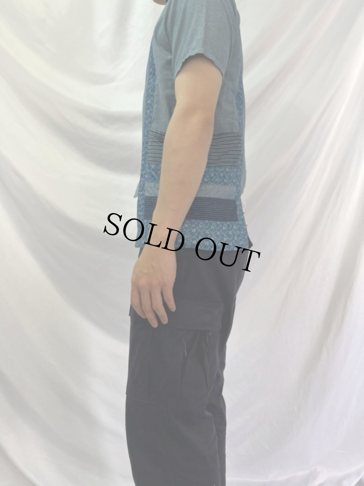 画像3: KAPITAL パッチワークデザインシャツ M (3)