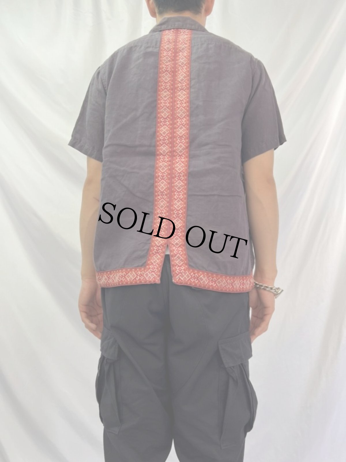 画像4: KAPITAL デザインリネンシャツ M (4)