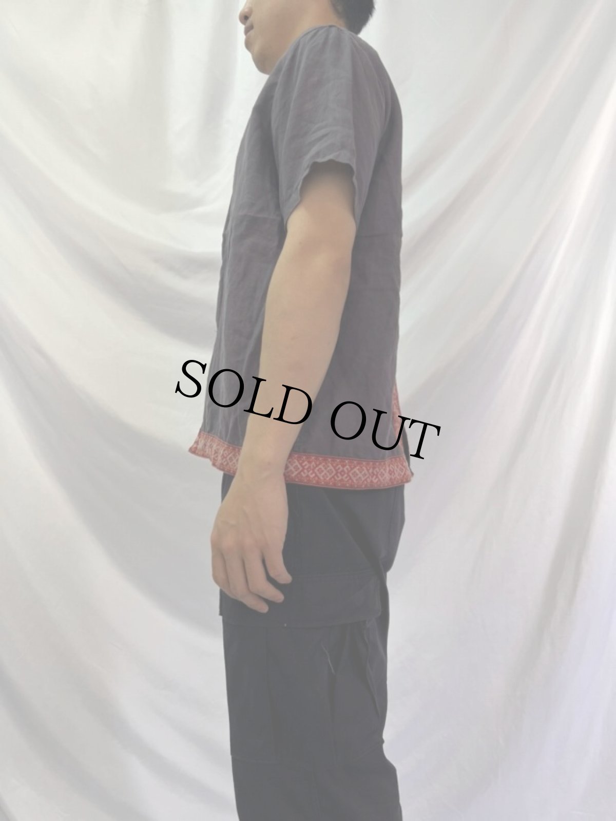 画像3: KAPITAL デザインリネンシャツ M (3)