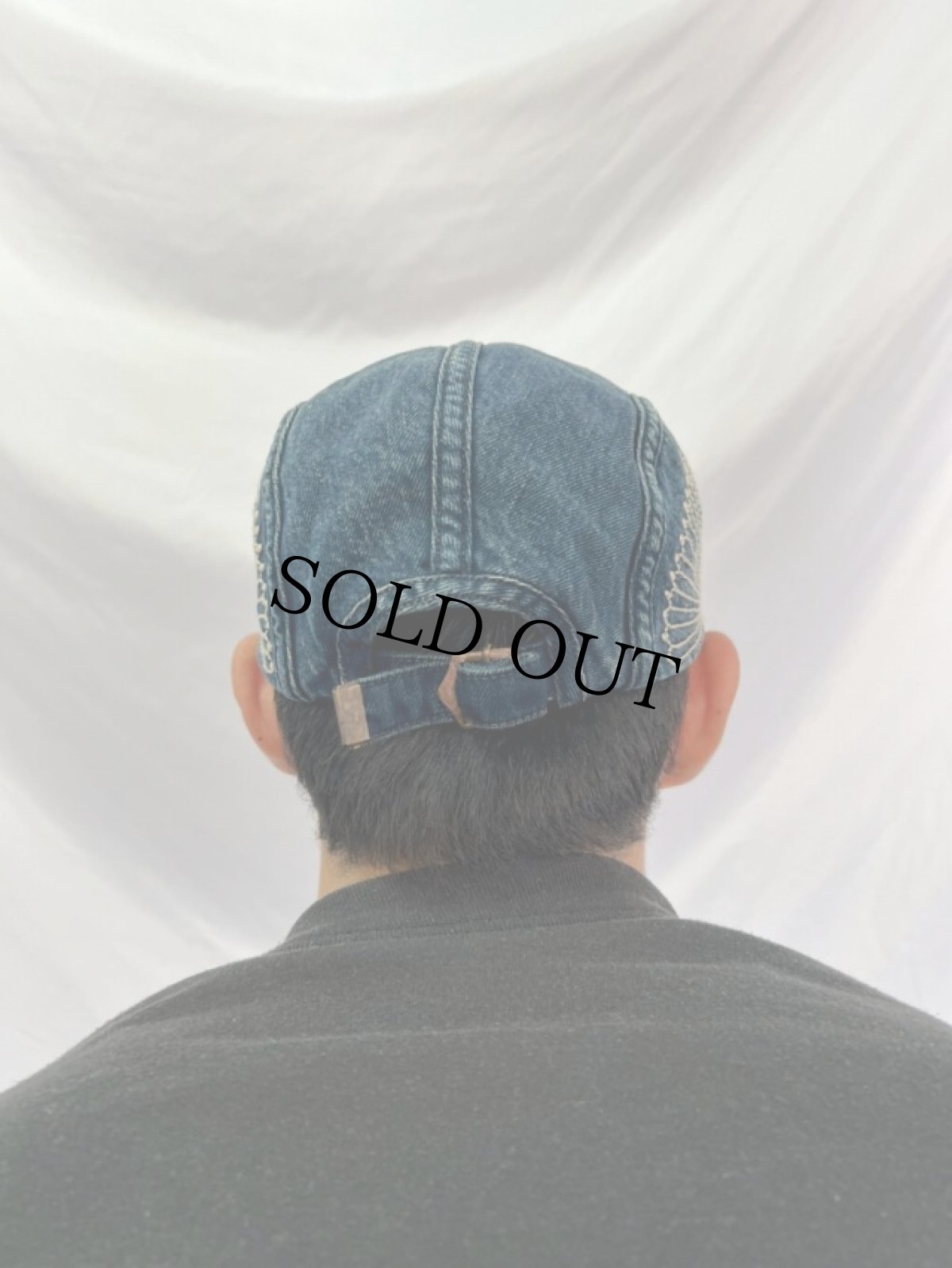 画像4: KAPITAL 風呂敷刺繍 デニムキャップ ONESIZE (4)