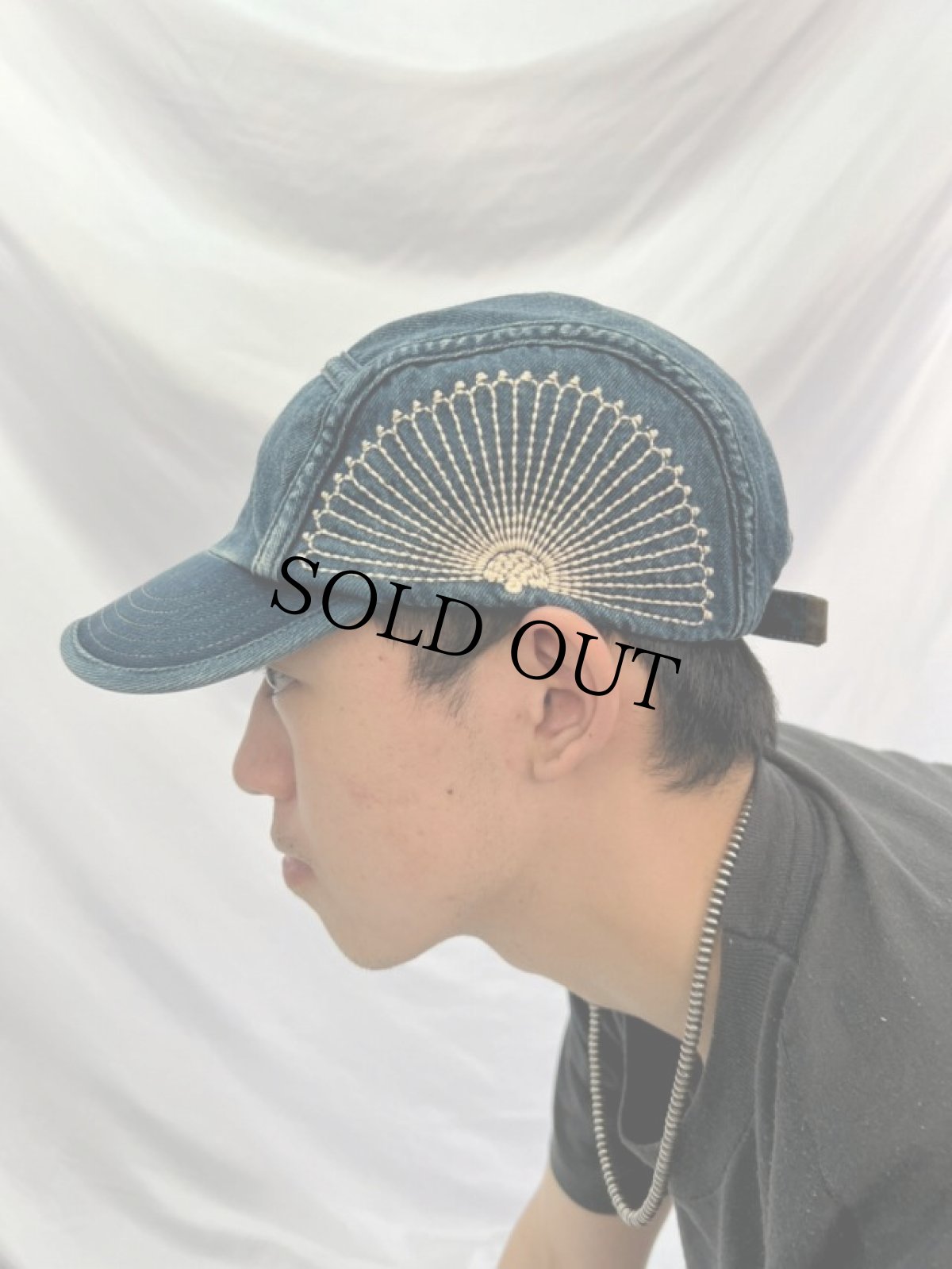 画像3: KAPITAL 風呂敷刺繍 デニムキャップ ONESIZE (3)