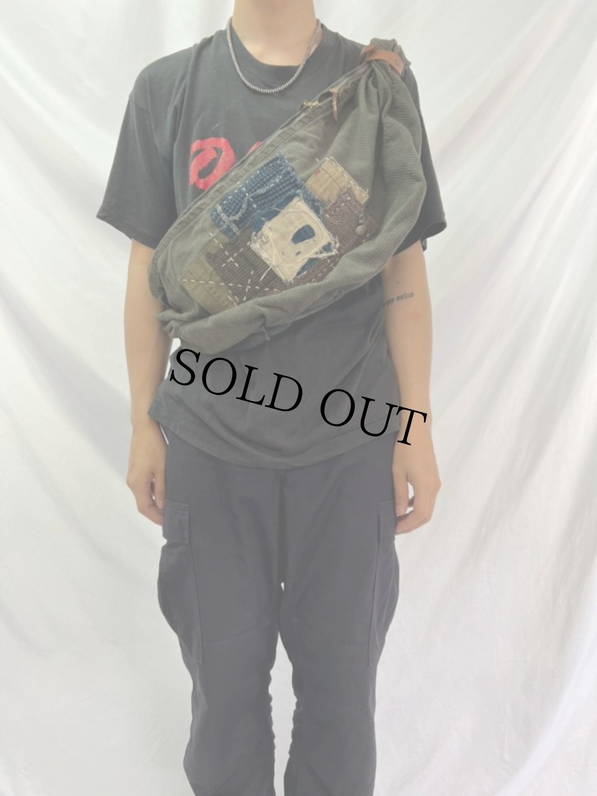 画像2: KAPITAL 襤褸加工 スナフキンバッグ (2)