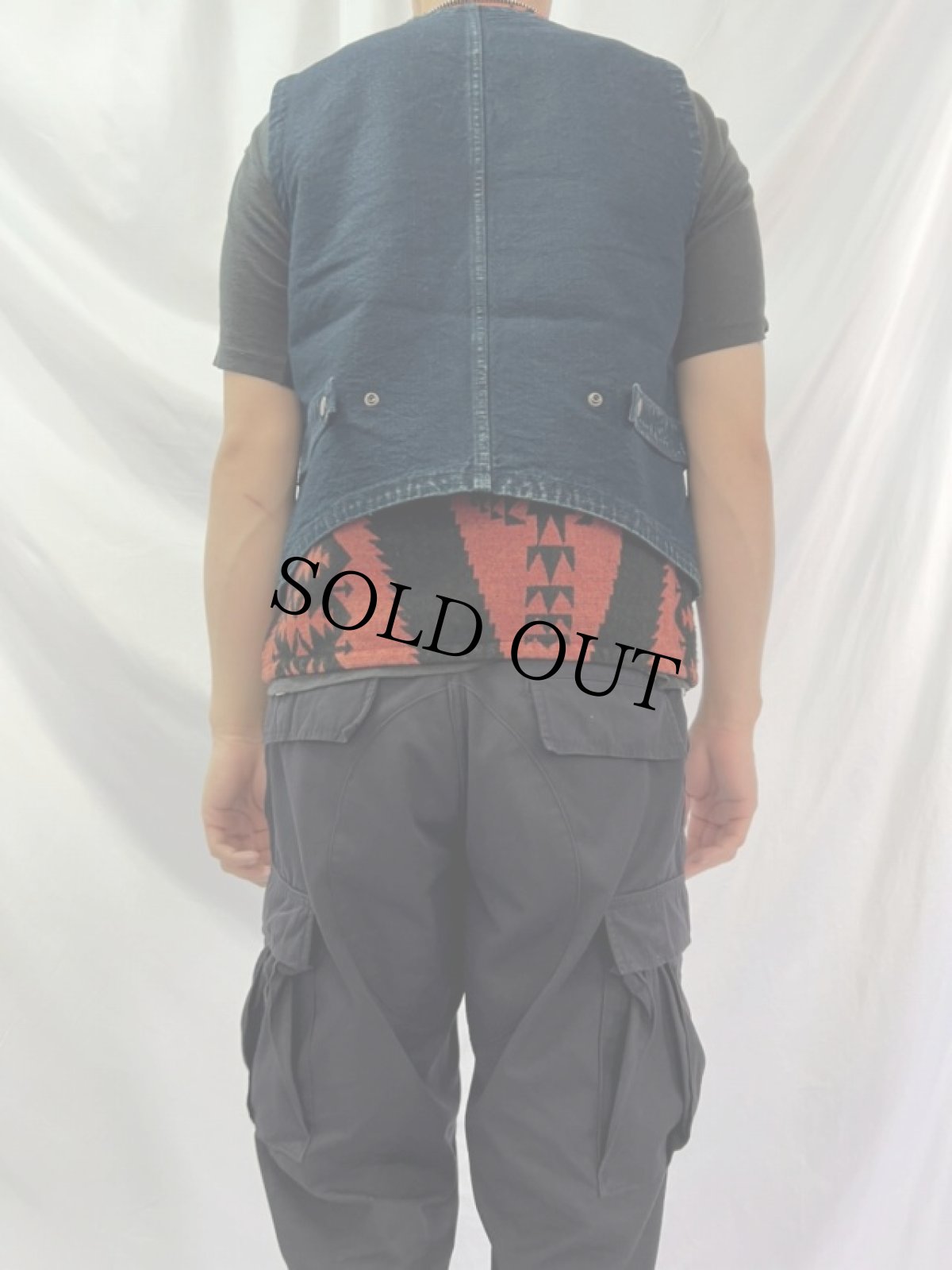 画像4: KAPITAL レイヤードデザインベスト M (4)