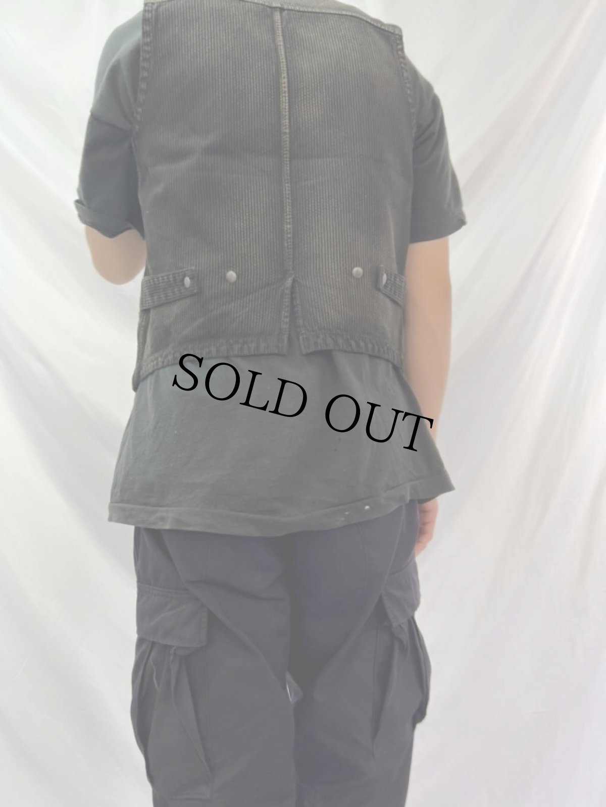 画像4: KAPITAL 刺し子 ベスト S (4)