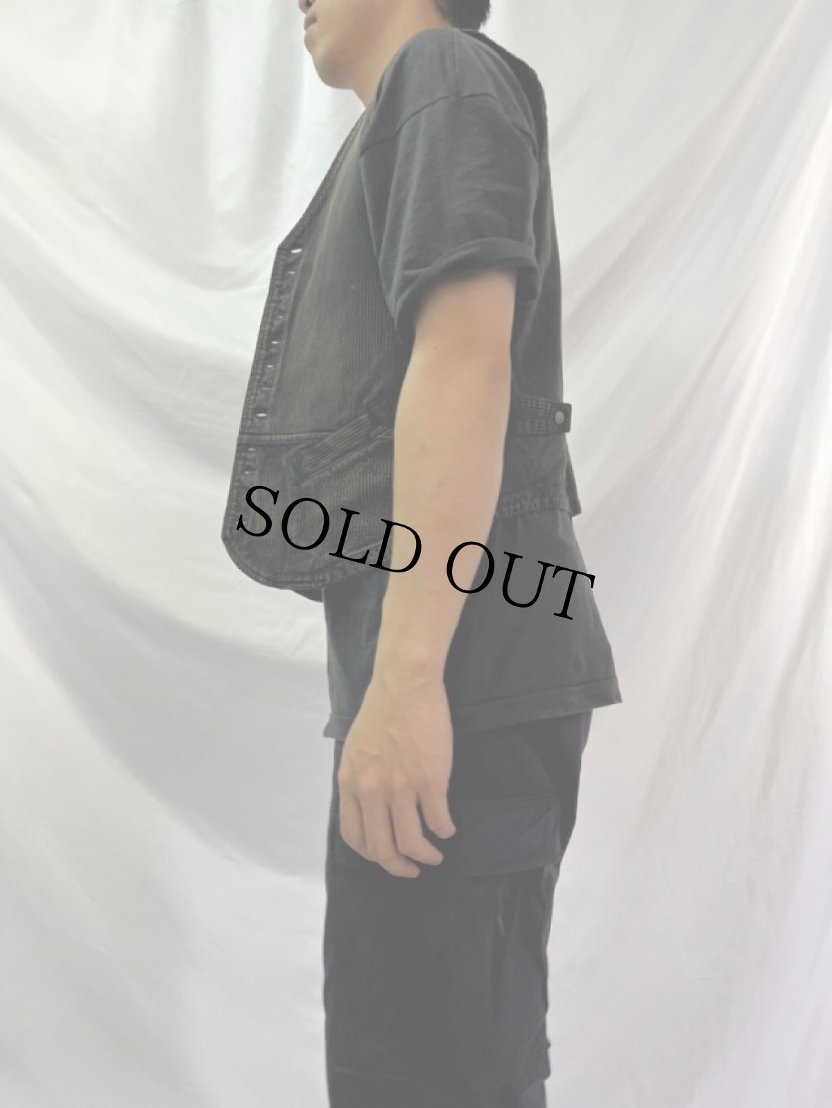 画像3: KAPITAL 刺し子 ベスト S (3)