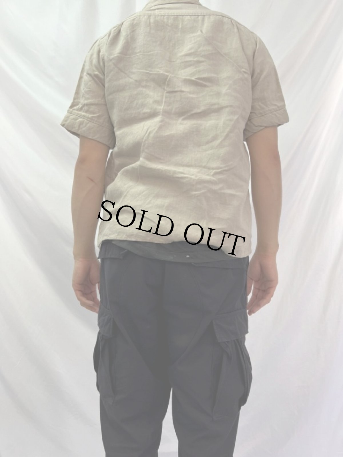 画像4: KAPITAL デザインリネンシャツ M (4)