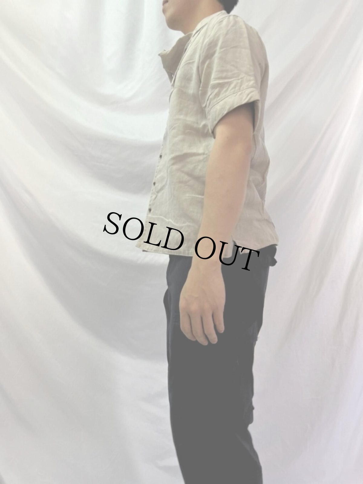 画像3: KAPITAL デザインリネンシャツ M (3)