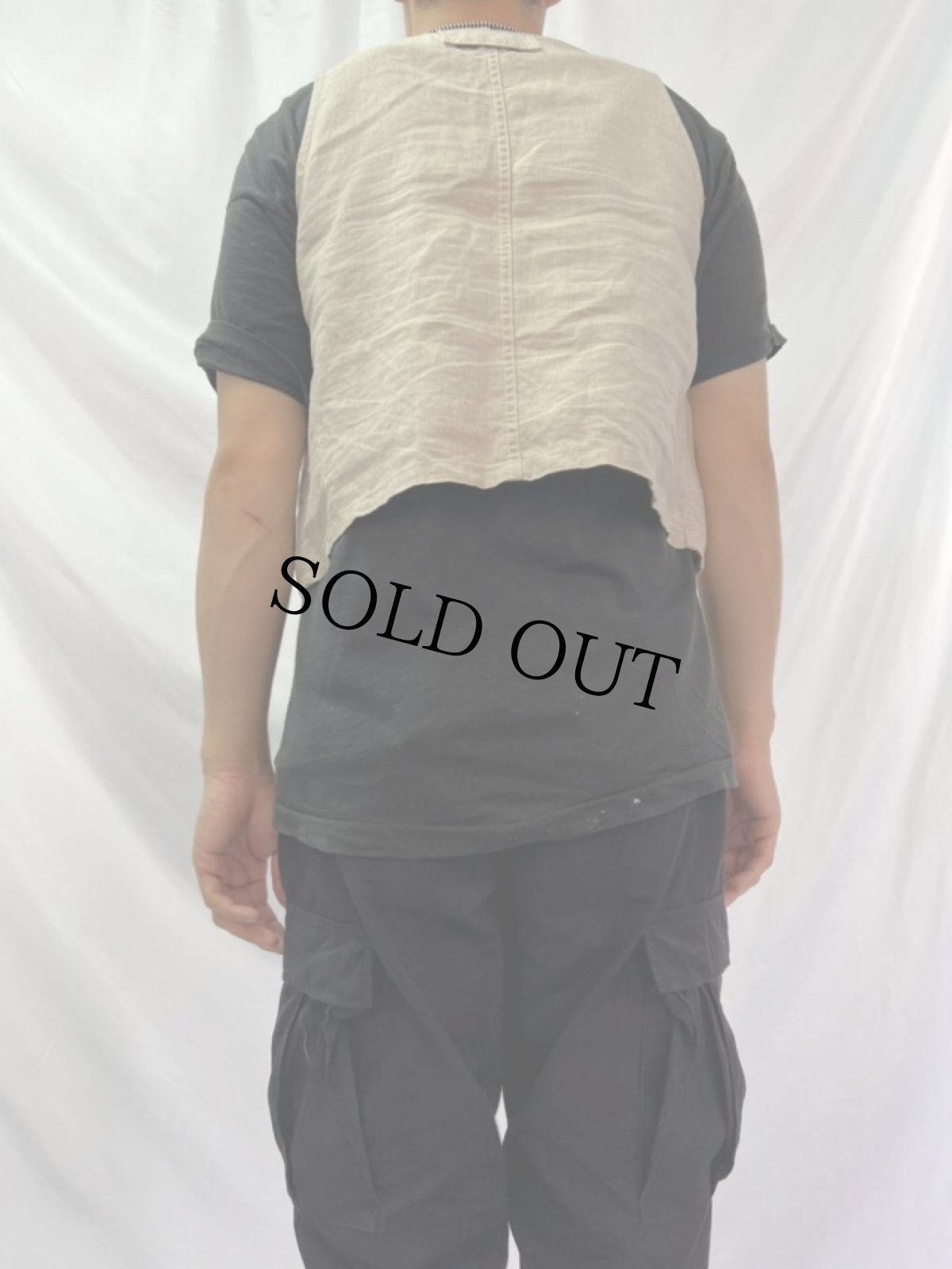 画像4: KAPITAL KIRO HIRATA リネンベスト S (4)