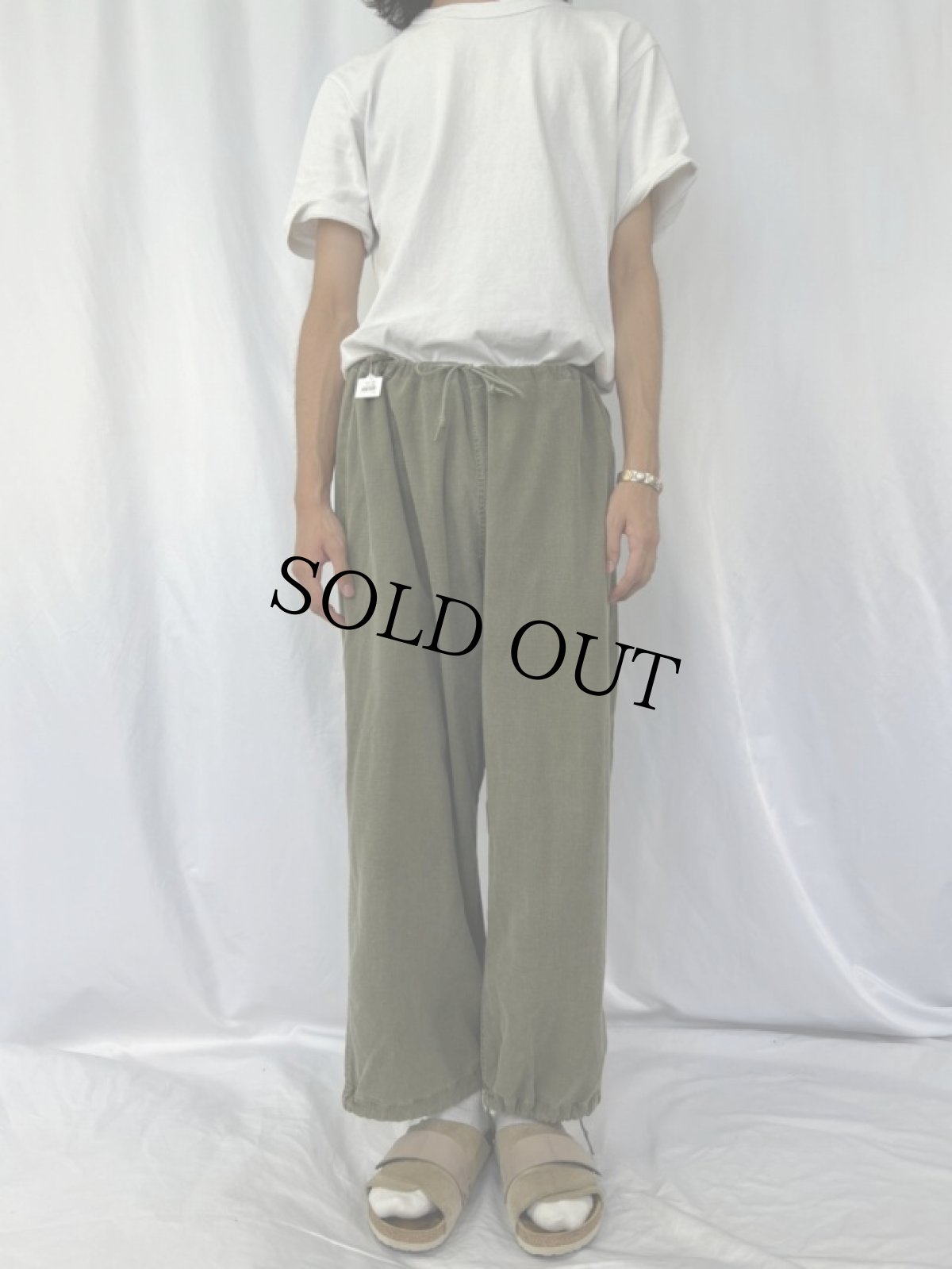 画像2: 60's U.S.ARMY ガスプロテクティブパンツ MEDIUM (2)