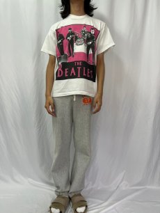 画像2: 80's THE BEATLES USA製 ロックバンドTシャツ XL (2)