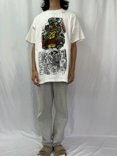 画像3: 2002〜05 RAT FINK 試し刷り キャラクターTシャツ XL (3)