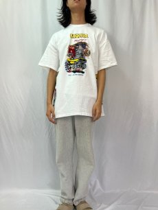 画像3: 2002〜05 RAT FINK 試し刷り キャラクターTシャツ XL (3)