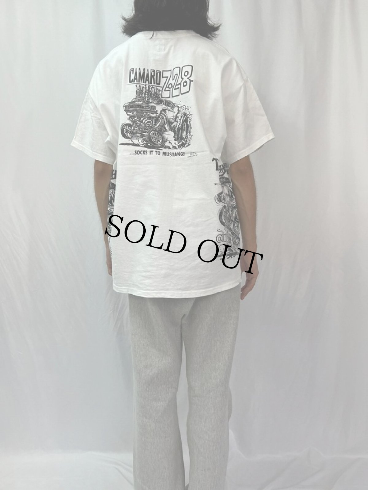 画像5: 2002〜05 RAT FINK 試し刷り キャラクターTシャツ XL (5)