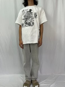 画像3: 2002〜05 RAT FINK 試し刷り キャラクターTシャツ XL (3)