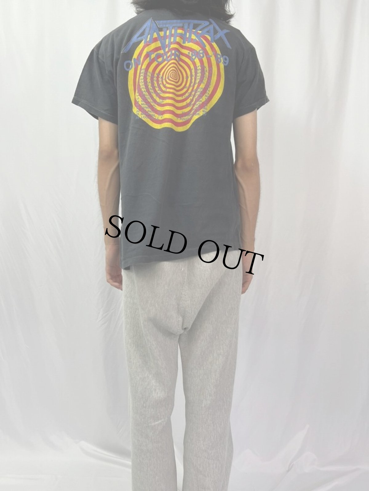 画像4: 80's ANTHRAX "STATE OF EUPHORIA" ヘヴィメタルバンドTシャツ (4)