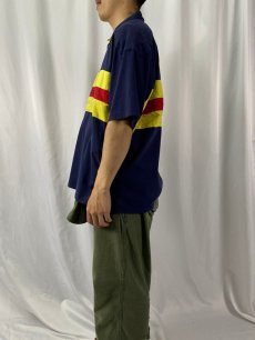 画像3: 90's POLO SPORT Ralph Lauren ナイロン切り替え ラガーシャツ XL (3)