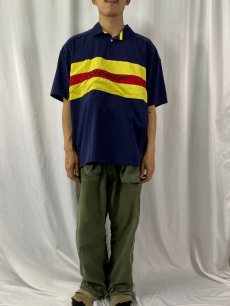 画像2: 90's POLO SPORT Ralph Lauren ナイロン切り替え ラガーシャツ XL (2)