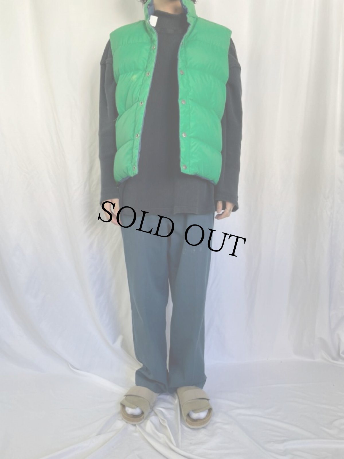 画像3: 80's GERRY USA製 リバーシブルダウンベスト (3)