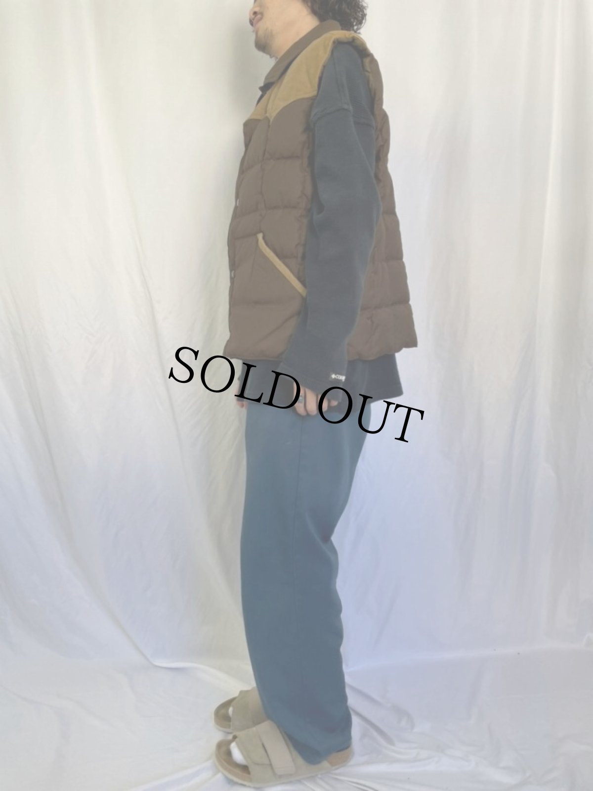 画像3: 80's Tempco USA製 ウエスタンヨークダウンベスト XL (3)