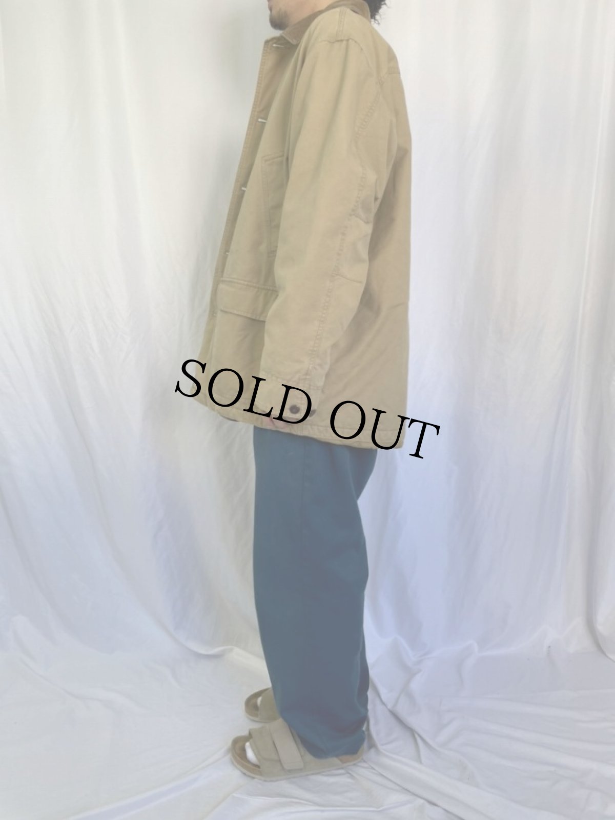 画像3: L.L.Bean 裏キルティング ダックハンティングジャケット L (3)