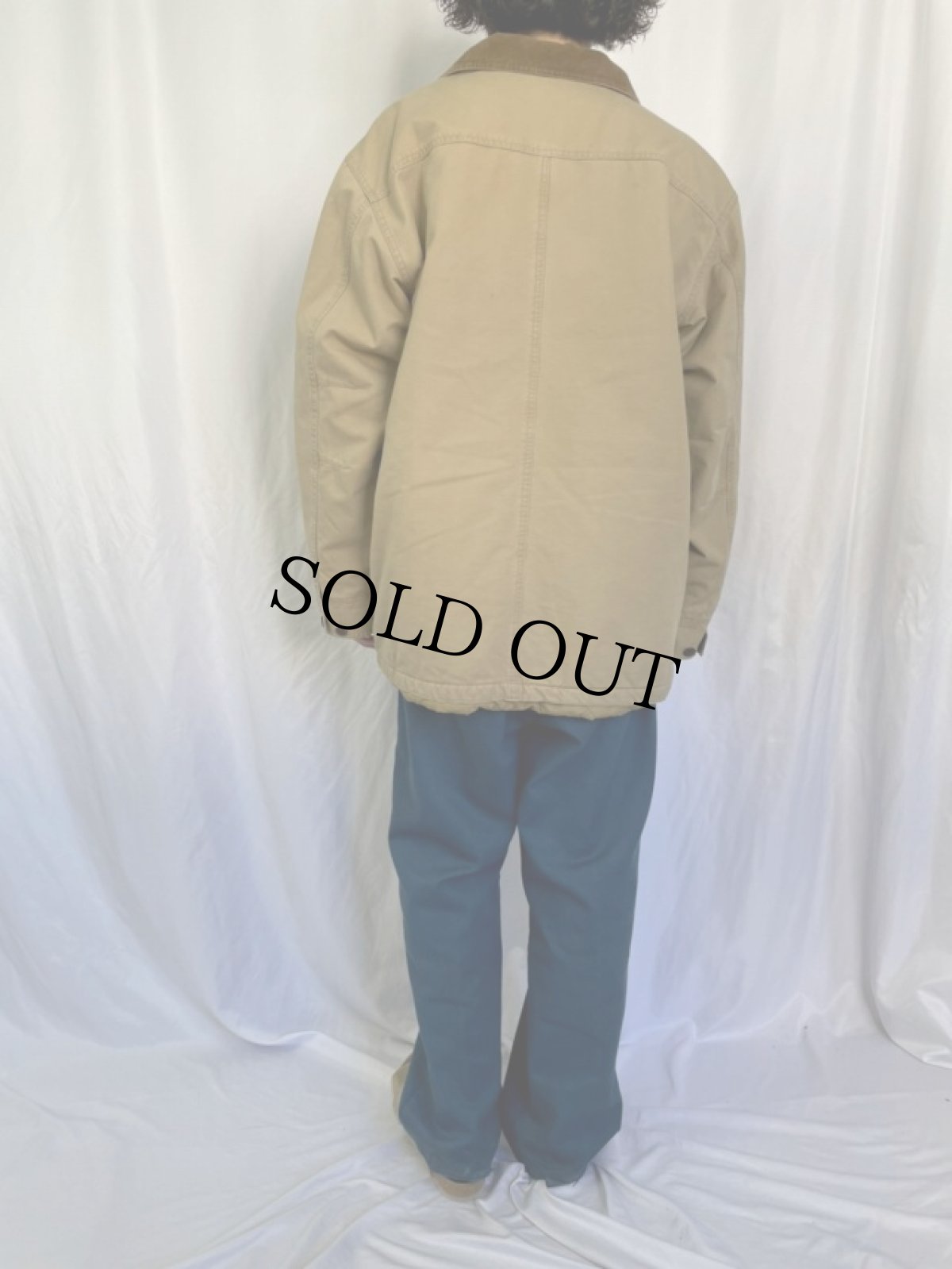 画像4: L.L.Bean 裏キルティング ダックハンティングジャケット L (4)